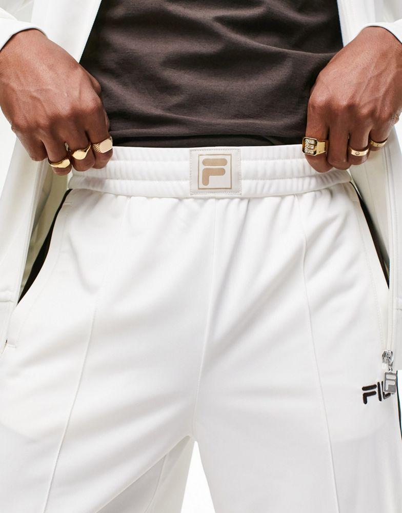 Fila tracksuit bottoms with logo in cream - exclusive to ASOS商品第3张图片规格展示