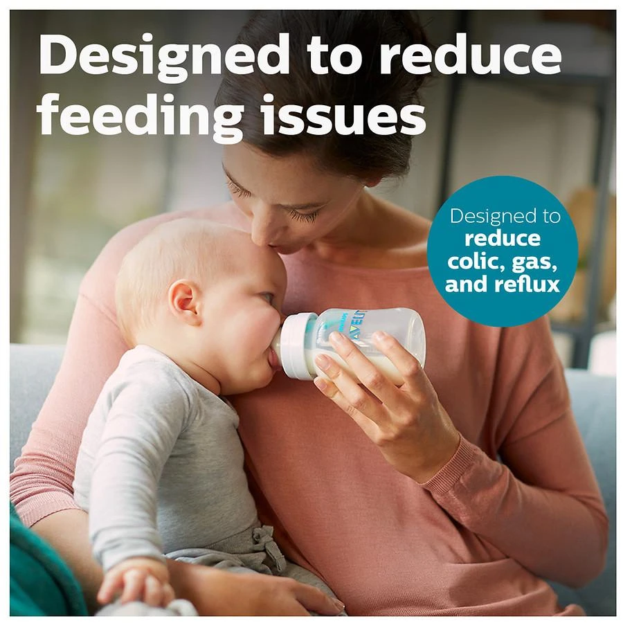 商品Philips|Avent Anti-colic Bottle With AirFree Vent 9oz Clear (SCY703/03),价格¥167,第5张图片详细描述