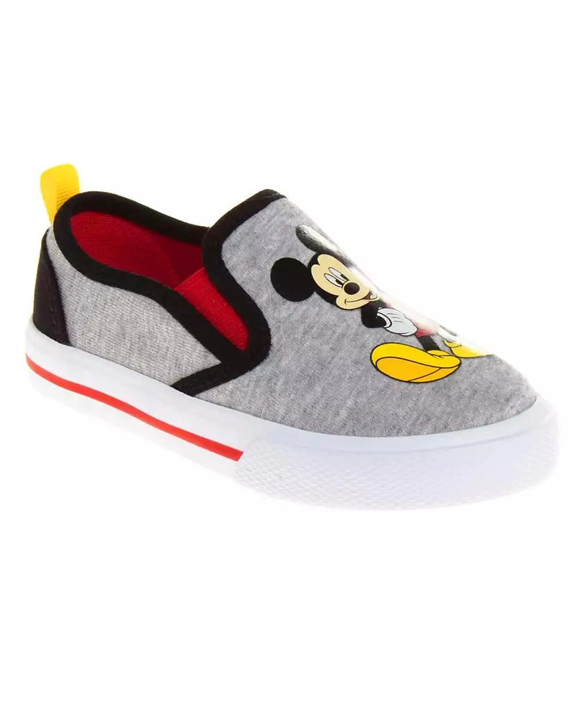 商品Disney|Little Boys Mickey Mouse Slip On Canvas Sneakers,价格¥262,第1张图片