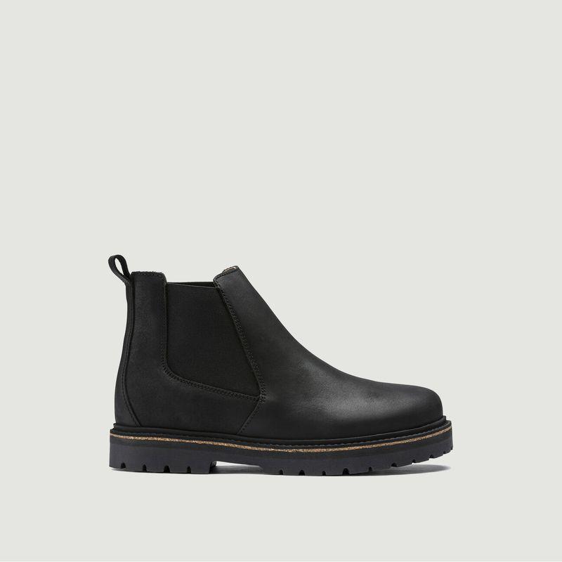 商品Birkenstock|Chelsea boots in nubuck Stalon Black Birkenstock,价格¥1336,第1张图片