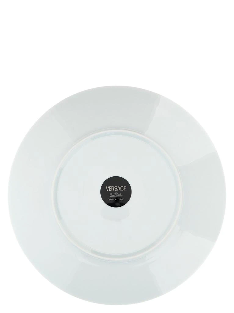 商品Versace Home|Barocco Teal Plates Light Blue,价格¥1604,第2张图片详细描述