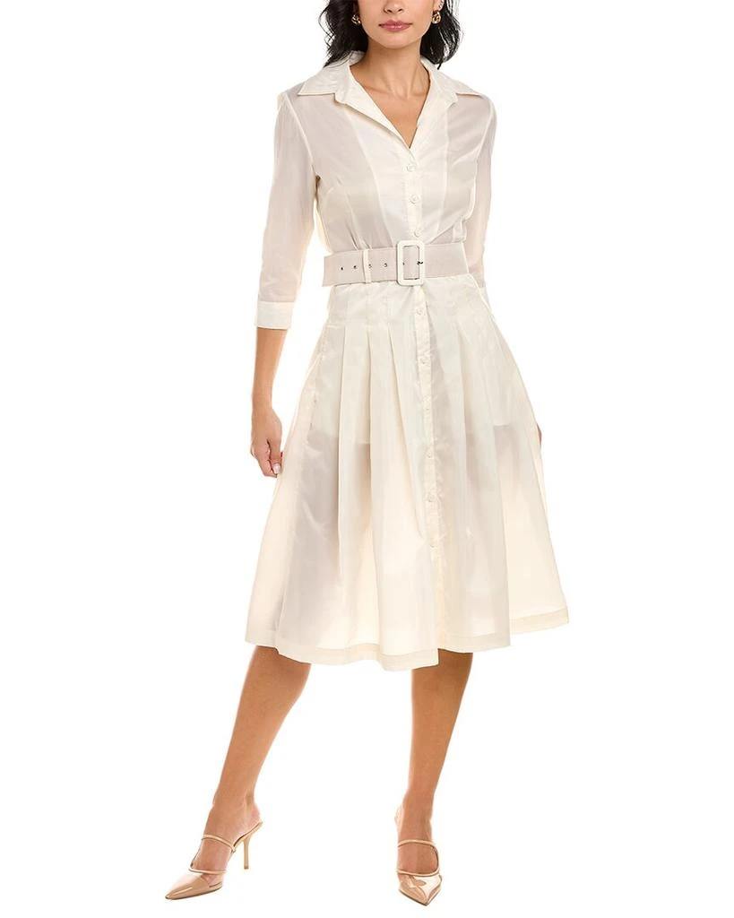 商品SAMANTHA SUNG|Samantha Sung Audrey 3 Silk Shirtdress,价格¥3155,第1张图片