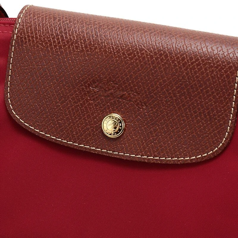 商品[国内直发] Longchamp|珑骧 LONGCHAMP 女士LE PLIAGE系列小号黑色织物长柄可折叠手提单肩包饺子包 L2605 089 001,价格¥548,第5张图片详细描述