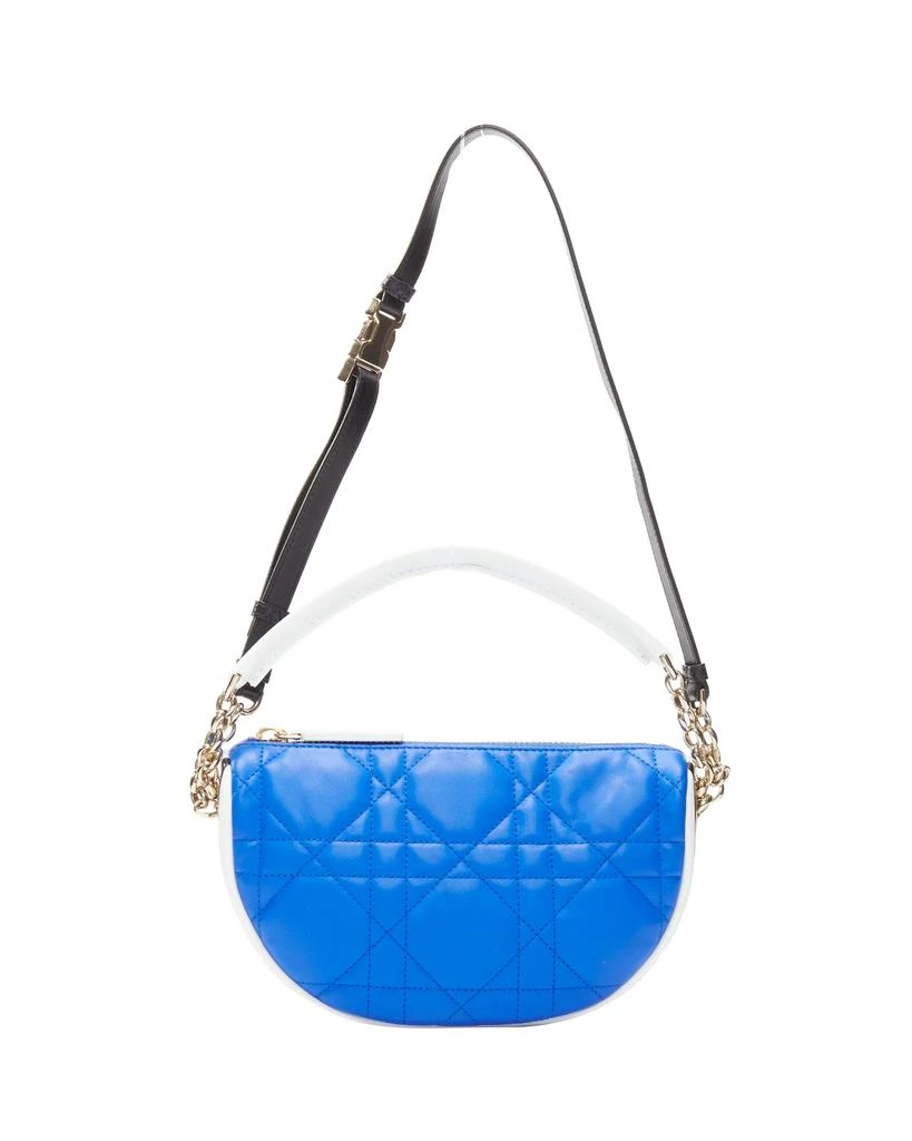 商品[二手商品] Dior|CHRISTIAN DIOR 2022 Vibe blue white cannage lambskin hobo shoulder bag,价格¥26040,第1张图片