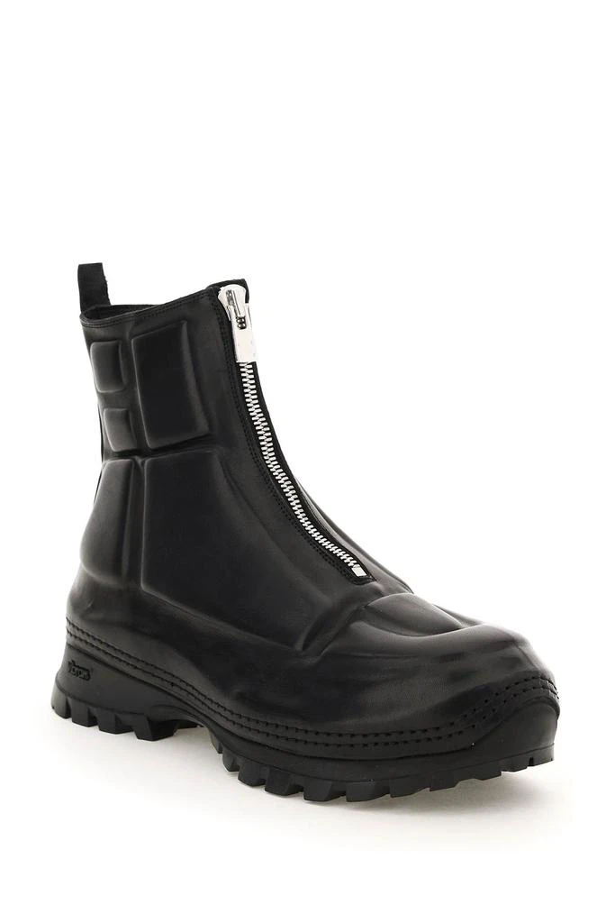 商品guidi|LEATHER ANKLE BOOTS WITH ZIP,价格¥10443,第4张图片详细描述