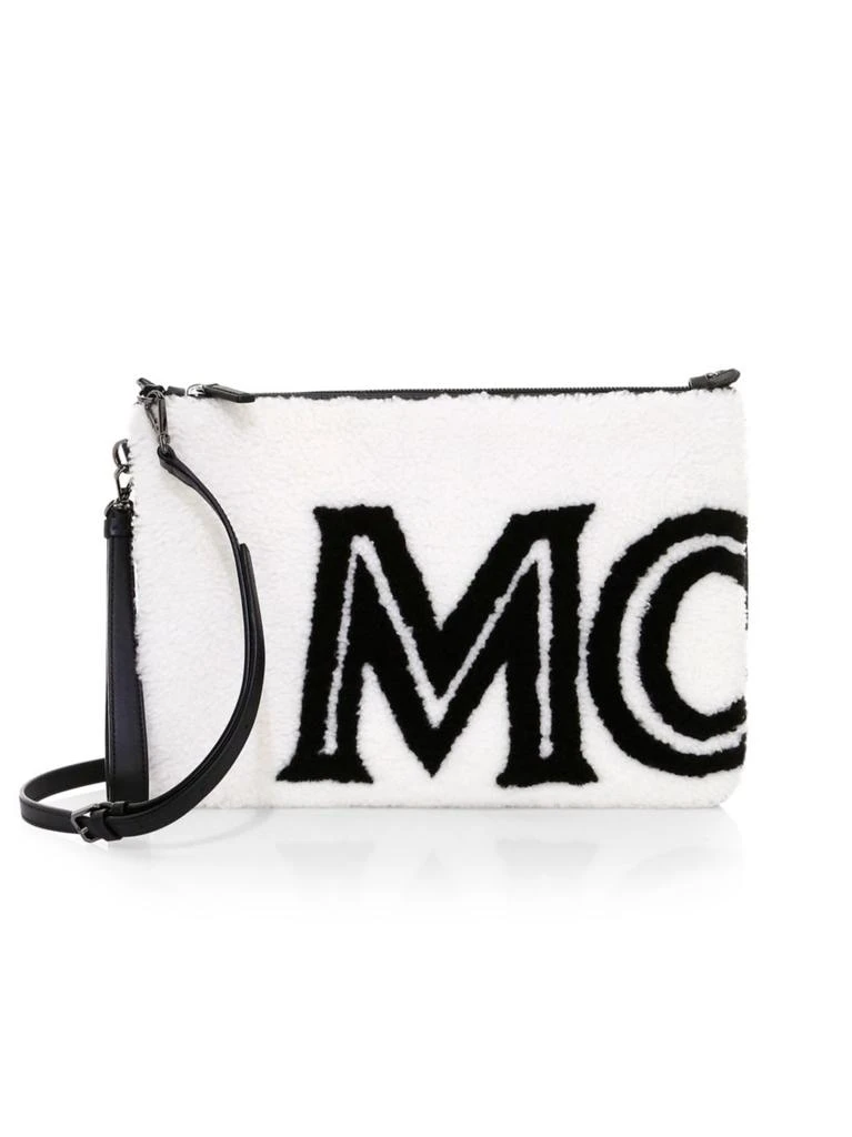 商品MCM|Medium Logo Shearling Pouch,价格¥3841,第1张图片