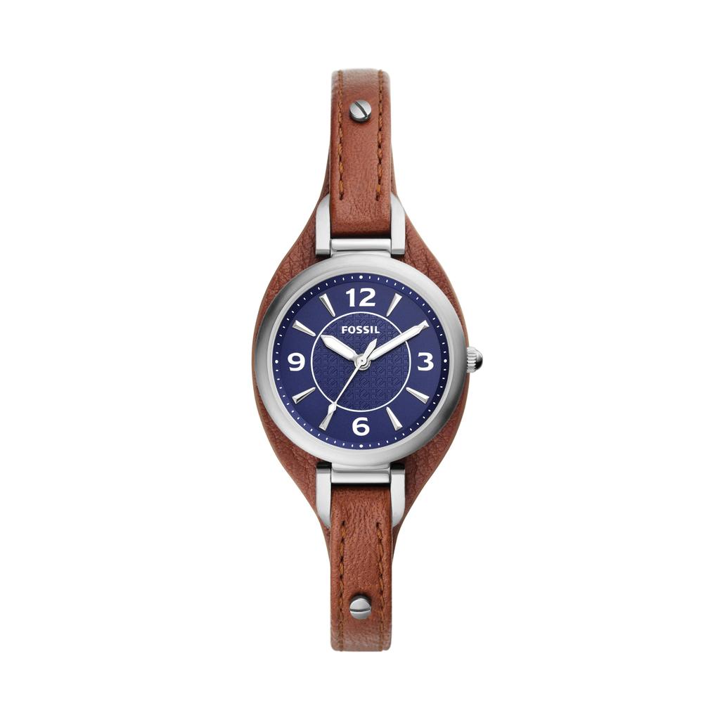 Fossil Women's Carlie Three-Hand, Stainless Steel Watch商品第1张图片规格展示