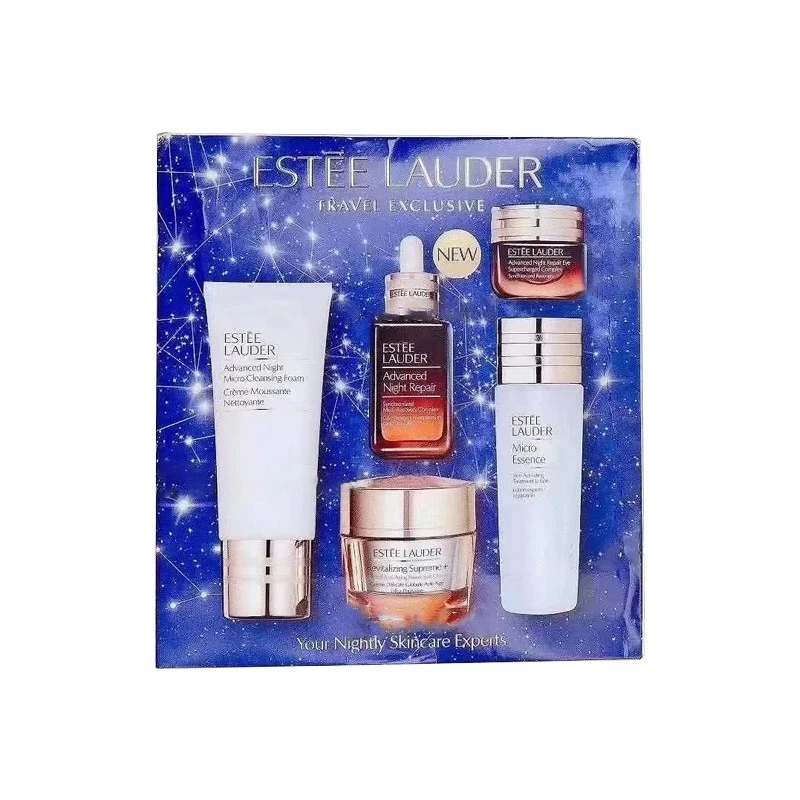 商品Estée Lauder|【包邮装】ESTEE LAUDER 雅诗兰黛 抗衰全能套盒（洗面奶100ml+原生液75ml+眼霜15ml+精华50ml+智妍面霜50ml）,价格¥2305,第1张图片