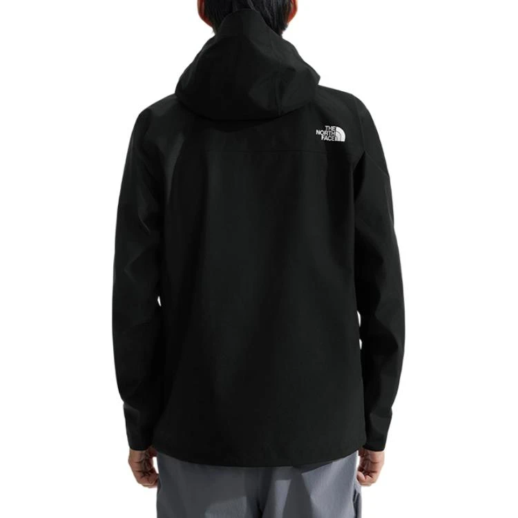 商品[国内直发] The North Face|北面  Dryzzle FL纳米壳品牌logo纯色  FW24 徒步户外远足 防水防风透气冲锋衣 男款 宇宙黑,价格¥1651,第4张图片详细描述