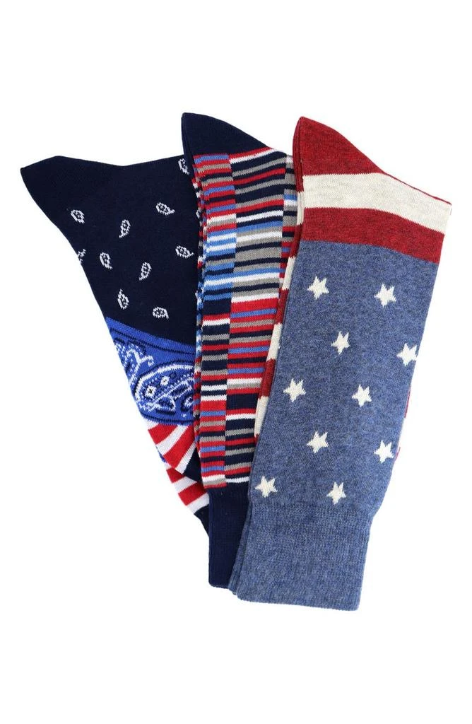 商品Lorenzo Uomo|3-Pack Cotton Crew Socks,价格¥151,第1张图片