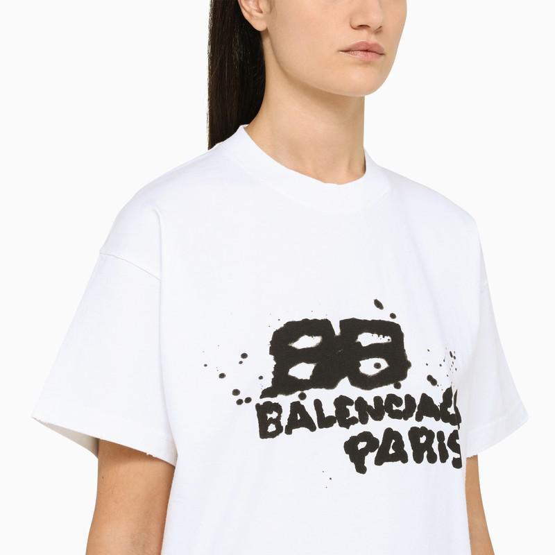 商品Balenciaga|Balenciaga T-shirt with logo,价格¥3609,第6张图片详细描述