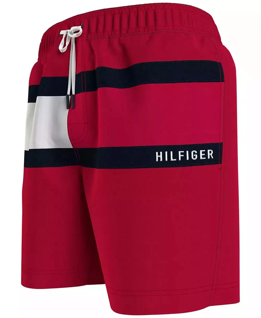 商品Tommy Hilfiger|Men's Big & Tall Signature Flag Swim Trunk,价格¥239,第5张图片详细描述