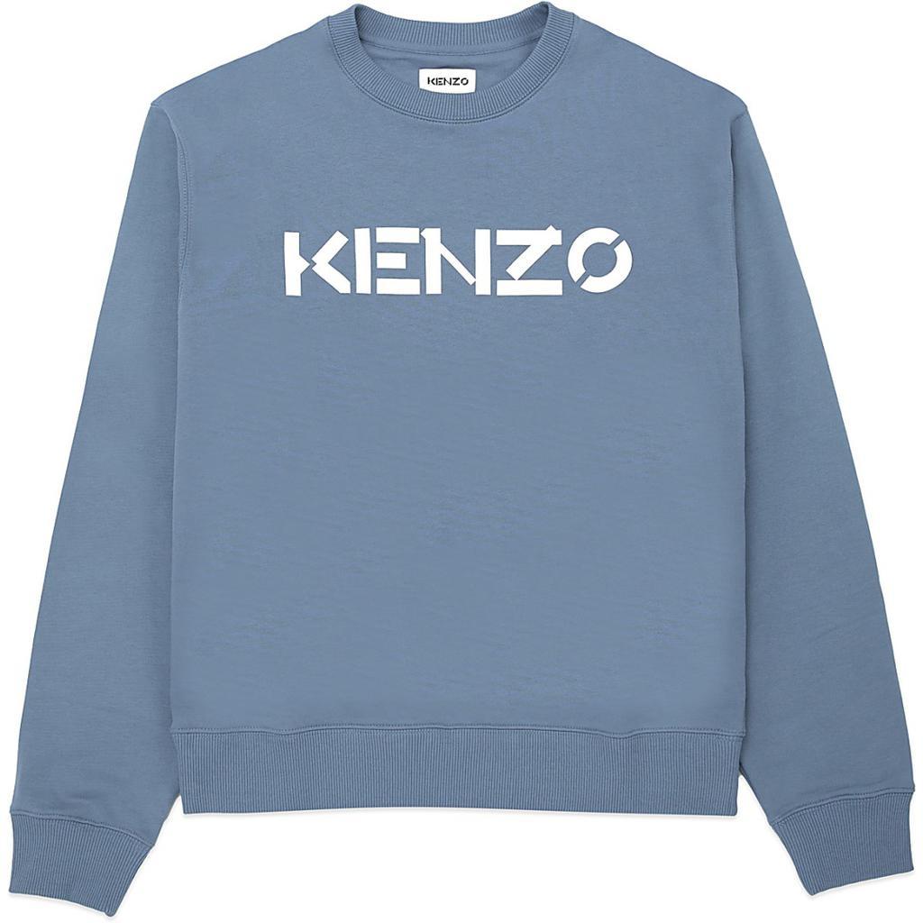 商品Kenzo|Logo Pullover Sweater - Blue,价格¥1081,第1张图片