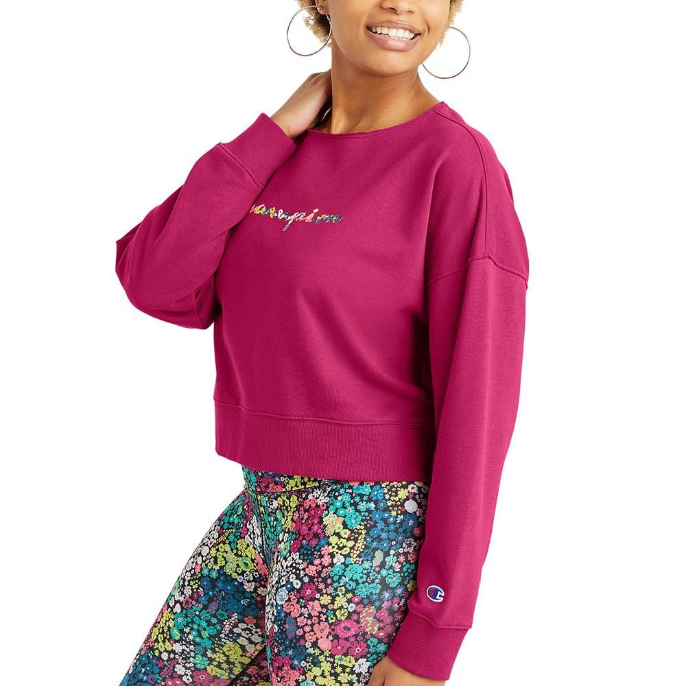 商品CHAMPION|Women's French Terry Logo Sweatshirt,价格¥163,第4张图片详细描述