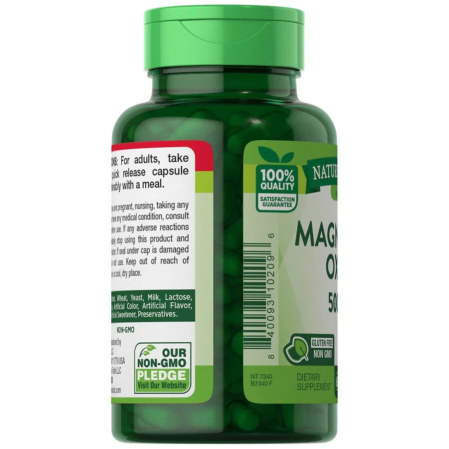 商品Nature's Truth|Magnesium Oxide 500 mg,价格¥75,第4张图片详细描述