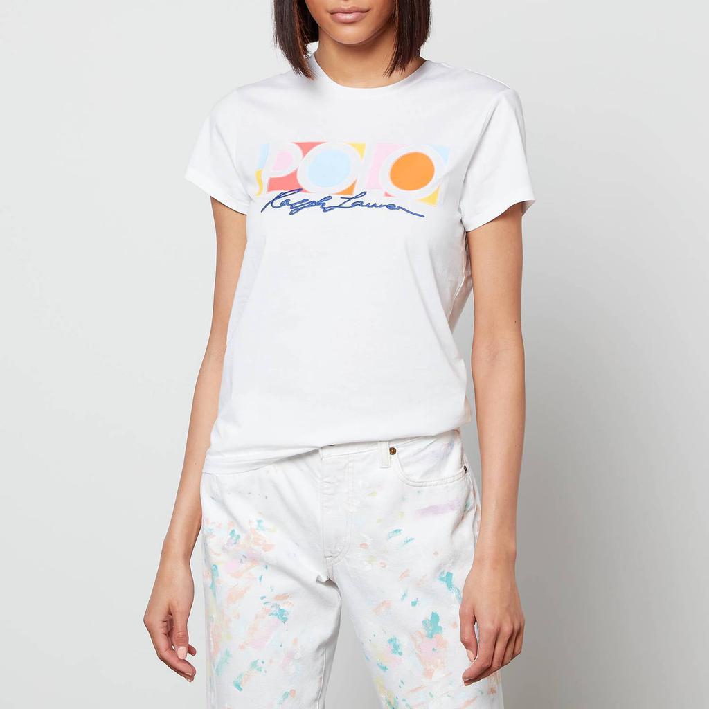 商品Ralph Lauren|Polo Ralph Lauren Women's Polo Logo T-Shirt - White,价格¥339,第1张图片