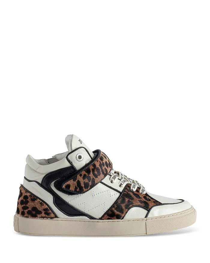 商品Zadig&Voltaire|Women's Flash Lace Up Mid Top Sneakers,价格¥2605,第1张图片