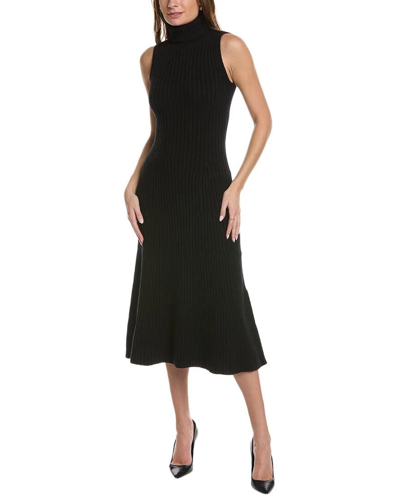 商品Michael Kors|Michael Kors Collection Ribbed Sleeveless Cashmere Flare Dress,价格¥3445,第1张图片