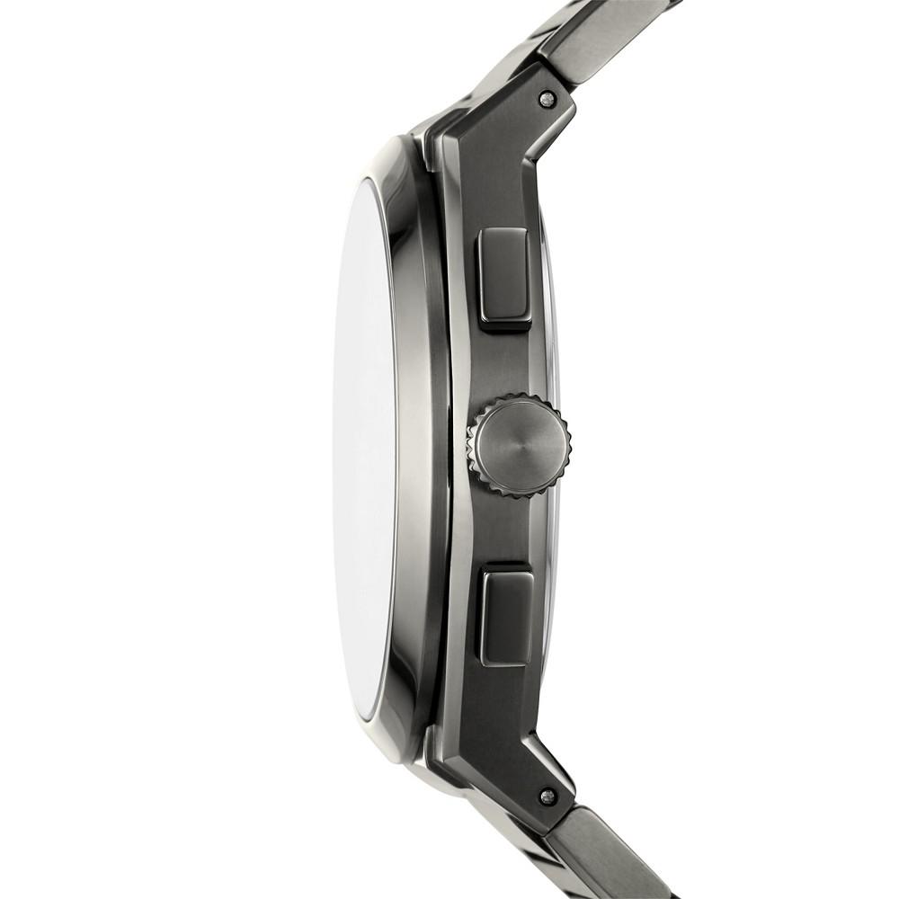 Men's Everett chronograph movement, gray stainless steel bracelet watch 42mm商品第3张图片规格展示