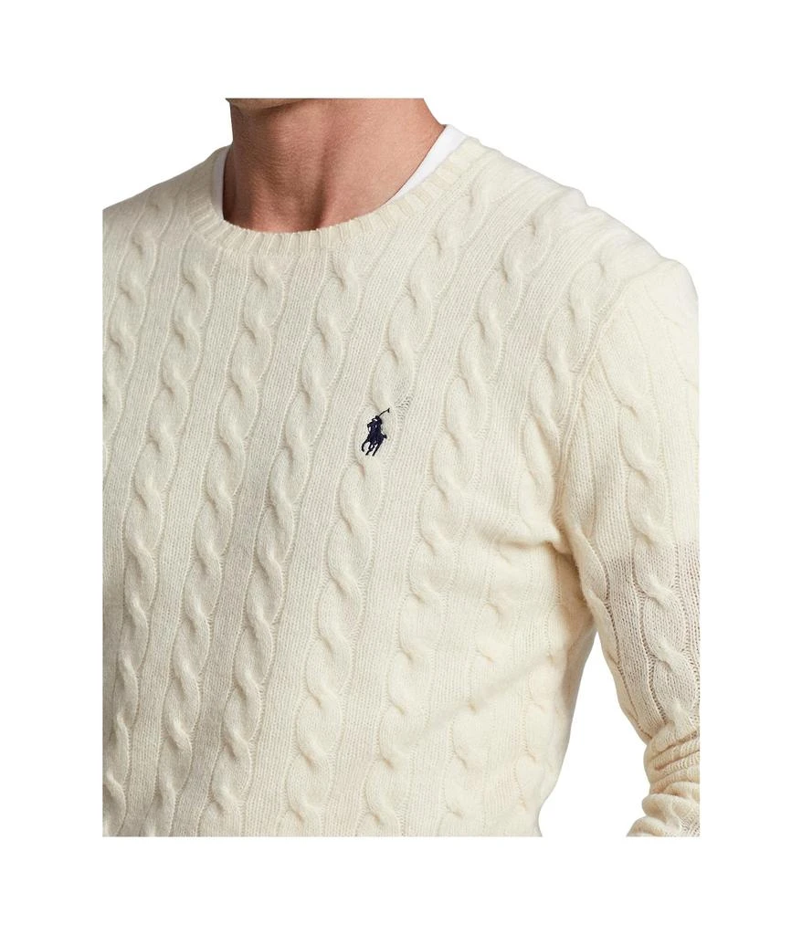 商品Ralph Lauren|Wool-Cashmere Cable-Knit Sweater,价格¥746,第3张图片详细描述
