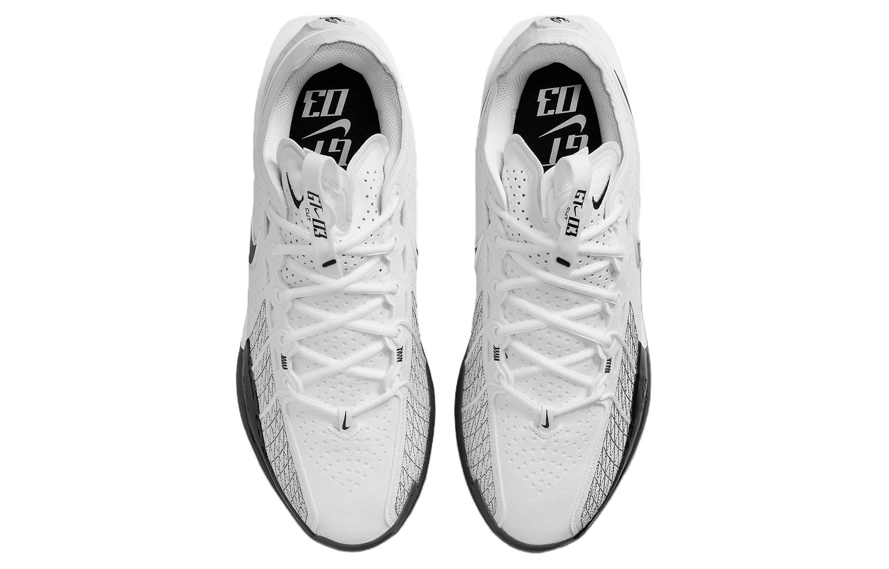 商品[国内直发] NIKE|Air Zoom G.T. Cut 3 时尚百搭 低帮 篮球鞋 男款 白黑 国外版,价格¥1783,第5张图片详细描述