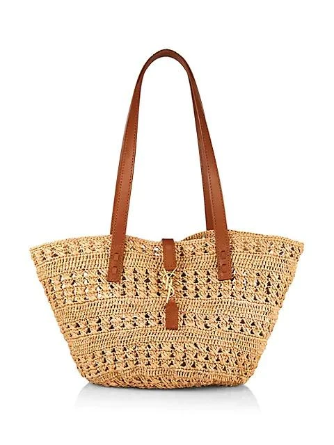 商品Yves Saint Laurent|Small Panier Raffia Tote,价格¥10163,第1张图片