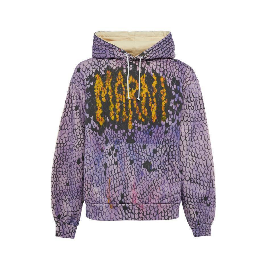 Marni Logo-Printed Drawstring Hoodie商品第1张图片规格展示