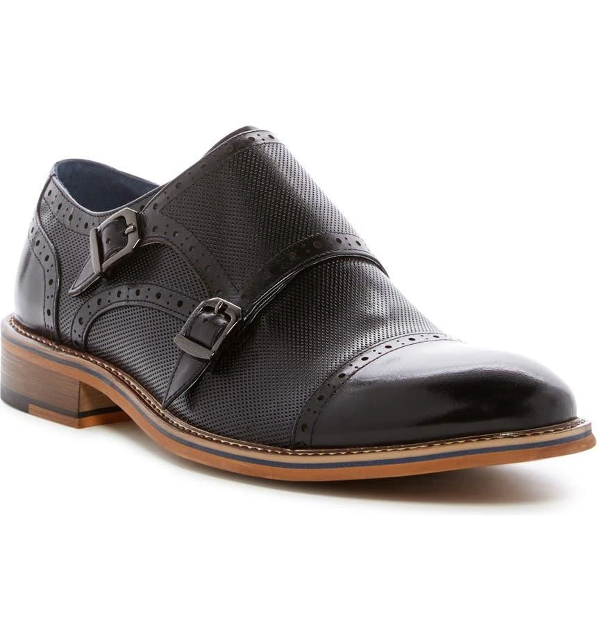 VINTAGE FOUNDRY Zorba Double Monk Strap Leather Shoe 1