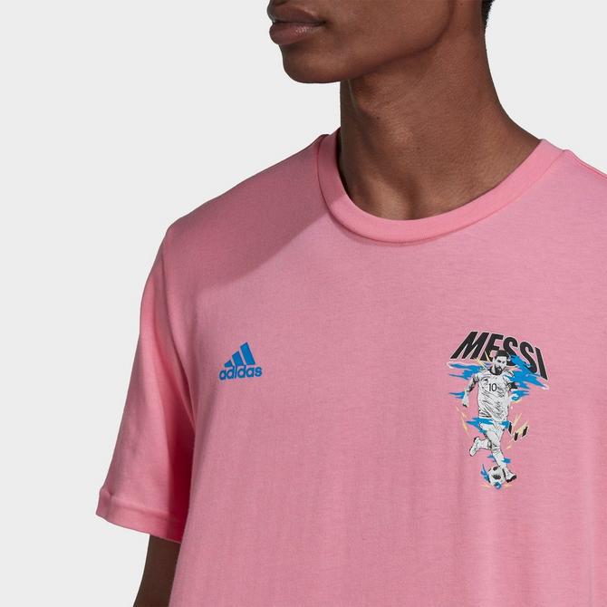 Men's adidas Soccer Messi Icon Graphic T-Shirt商品第4张图片规格展示