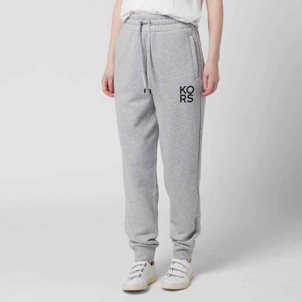 商品Michael Kors|MICHAEL Michael Kors Women's Mkgo Organic Slouchy Joggers - Pearl Heather,价格¥786,第1张图片