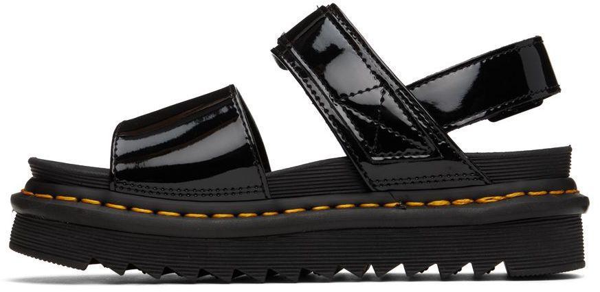 商品Dr. Martens|Black Patent Leather Voss Sandals,价格¥786,第5张图片详细描述