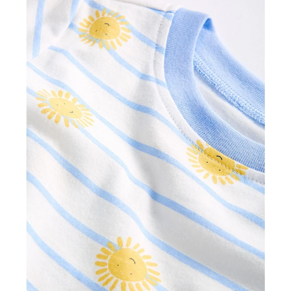 商品First Impressions|Baby Boys Sun-Print Striped T-Shirt, Created for Macy's,价格¥75,第3张图片详细描述