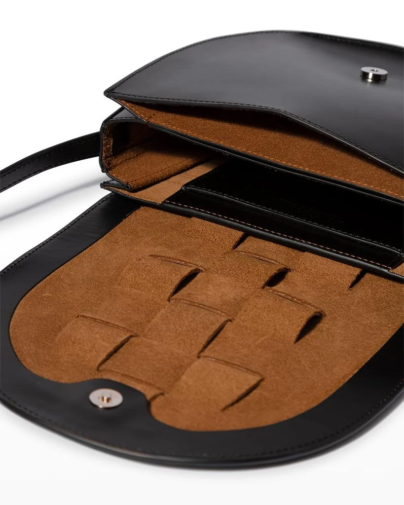 商品Hereu|Sinia Braided Leather Saddle Crossbody Bag,价格¥2072,第4张图片详细描述