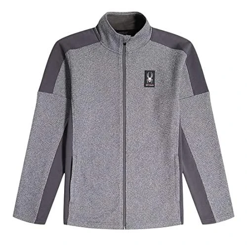 商品Spyder|Mendoza Full Zip Jacket Heather Grey,价格¥186,第1张图片