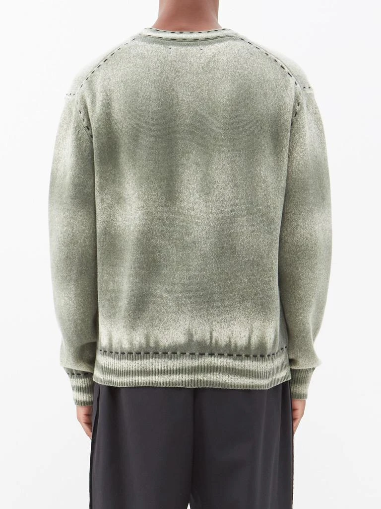 商品AMIRI|Garment-dyed cashmere cardigan,价格¥9091,第4张图片详细描述