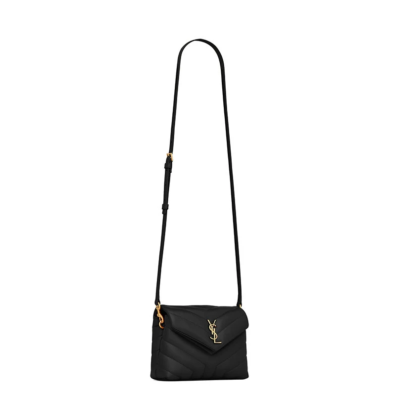 【预售3-7天】SAINT LAURENT PARIS/圣罗兰 YSL LOU LOU TOY系列 女士黑色Y形绗缝牛皮革金扣单肩斜挎包678401DV7071000 商品
