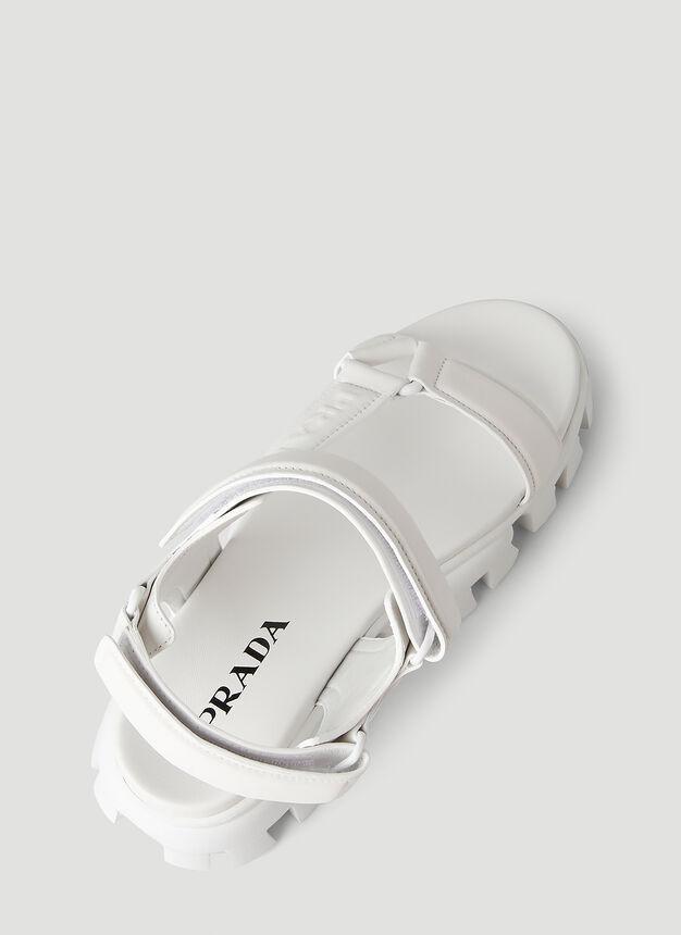 商品Prada|Cloudbust Thunder Sandals in White,价格¥7242,第7张图片详细描述