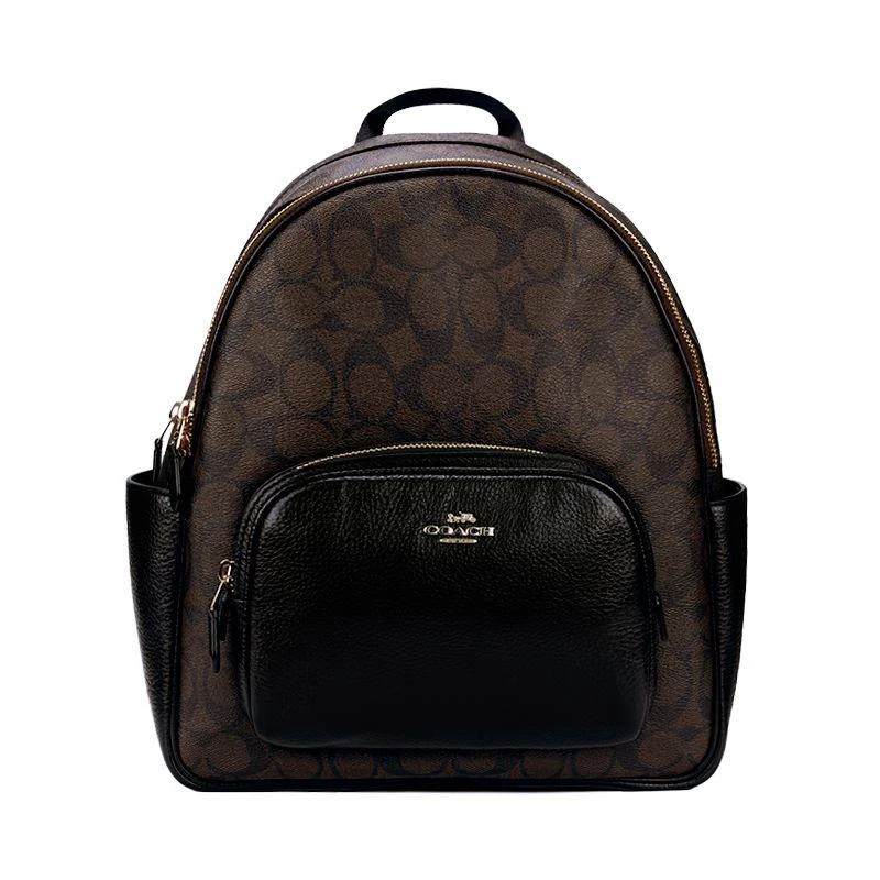 商品Coach|香港直邮 COACH蔻驰双肩包男女同款经典印花日常休闲背包 5671,价格¥2982,第1张图片