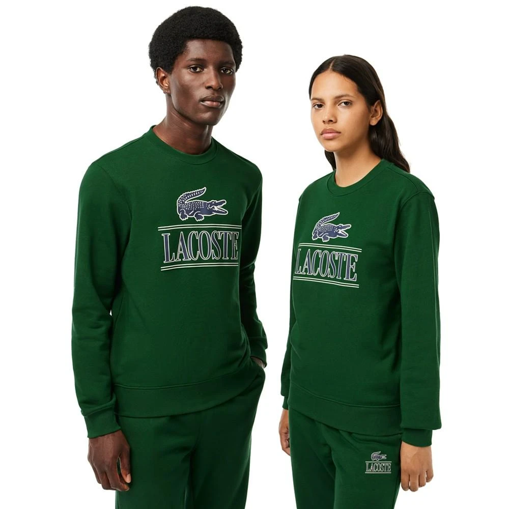 商品Lacoste|Men's Classic Fit Logo Graphic Crewneck Sweatshirt,价格¥1168,第2张图片详细描述