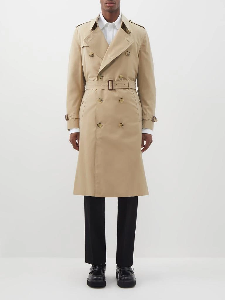 商品Burberry|Kensington cotton-gabardine trench coat,价格¥16843,第1张图片