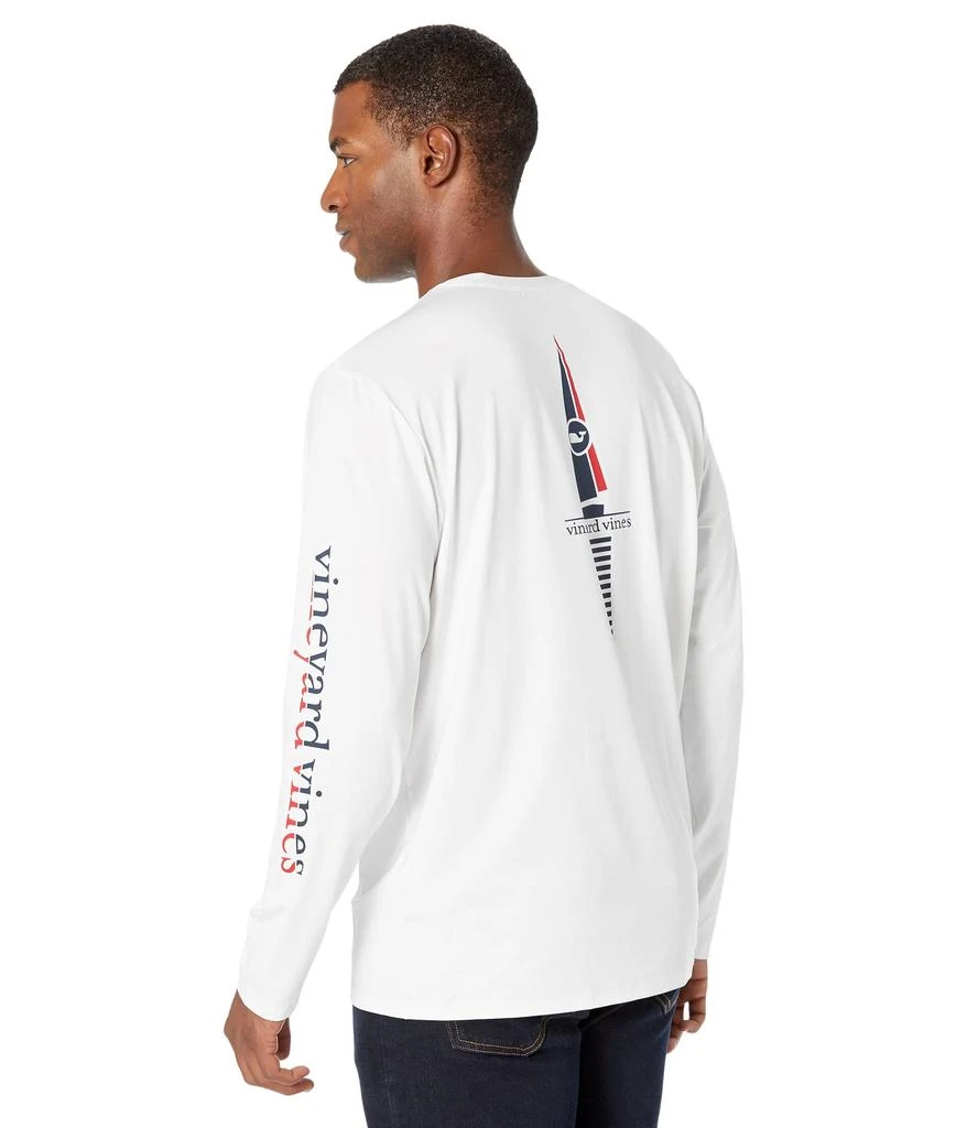 商品Vineyard Vines|Long Sleeve Sail Reflection Harbor Tee,价格¥542,第2张图片详细描述
