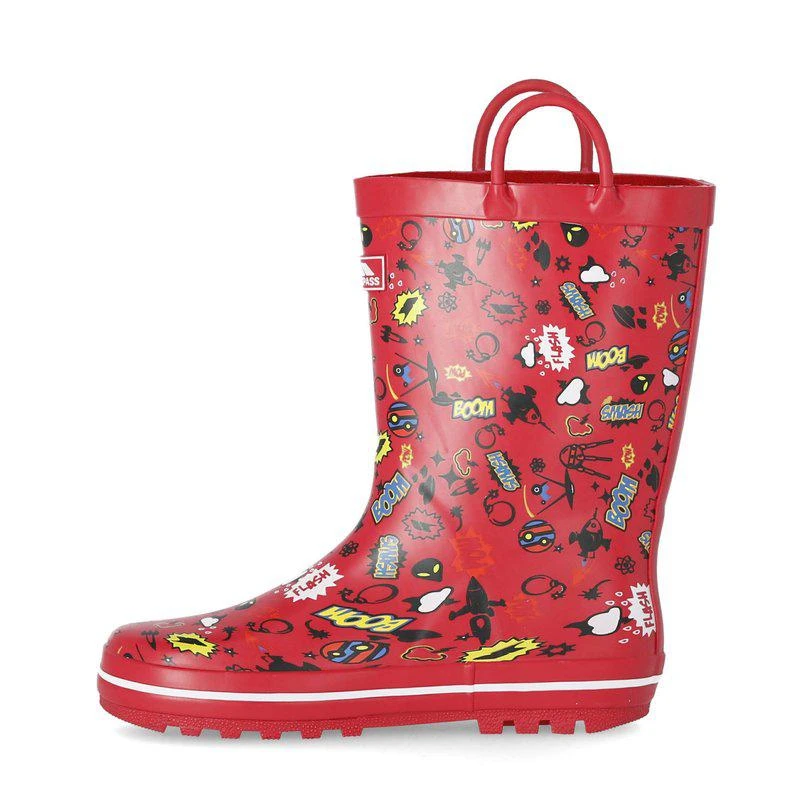 商品Trespass|Trespass Childrens/Kids Apolloton Wellington Boots (Red),价格¥240,第2张图片详细描述