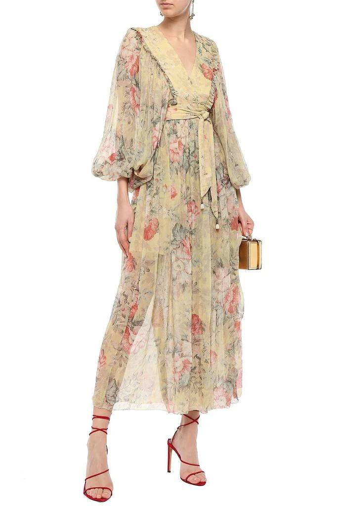 商品Zimmermann|Floral-print silk-georgette midi wrap dress,价格¥4312,第2张图片详细描述