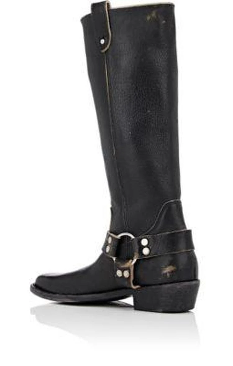 商品Balenciaga|Leather Western Knee Boots,价格¥4902,第3张图片详细描述