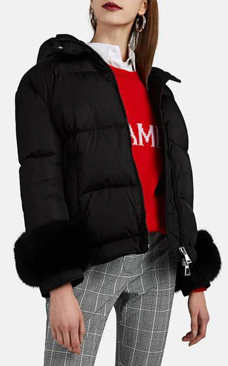 商品Moncler|Effraie Fur-Cuff Down Puffer Jacket,价格¥12845,第1张图片