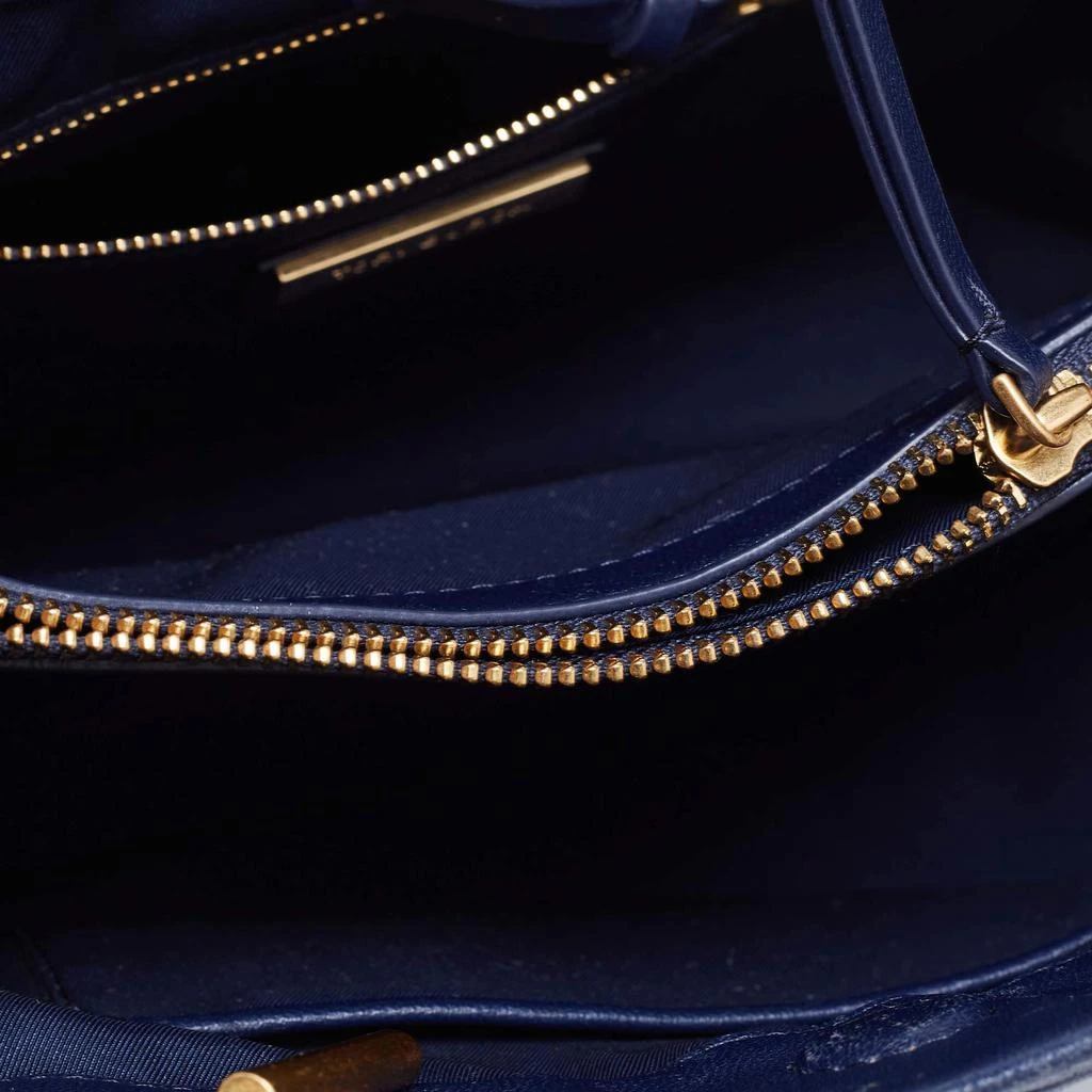 Tory Burch Blue Leather Fleming Tote 商品