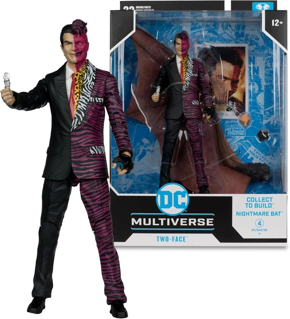 商品DC Multiverse Batman Forever Movie 7" Action Figure Build-A Wave 13 - Two-Face,价格¥313,第1张图片