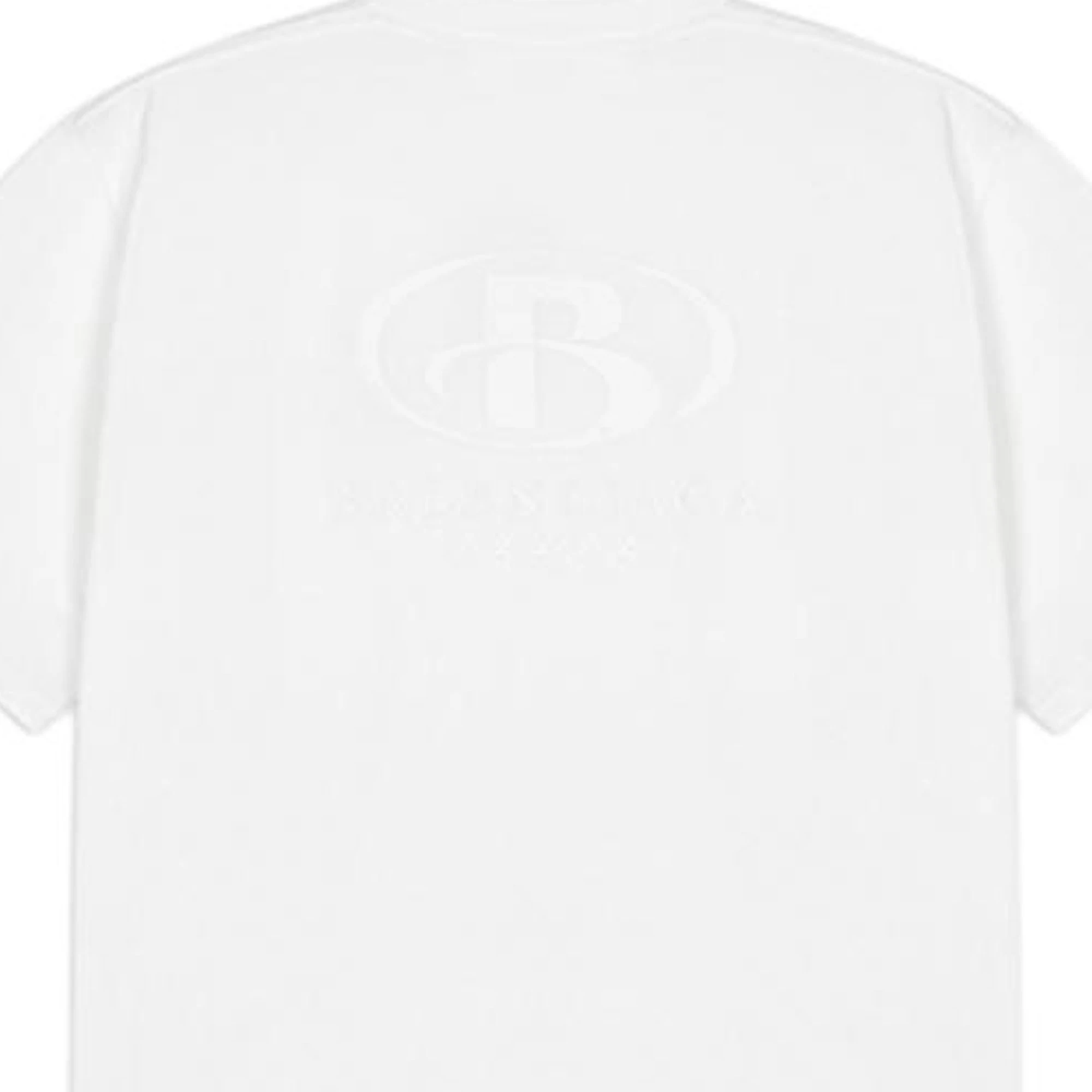 商品[国内直发] Balenciaga|巴黎世家 纯色Logo标饰短袖T恤 常规版型 男款 白色,价格¥2504,第7张图片详细描述