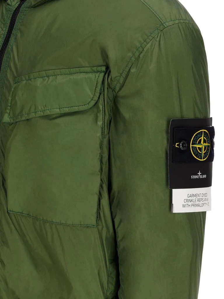 商品Stone Island|Stone Island Logo Patch Zip-Up Padded Jacket,价格¥3770,第3张图片详细描述