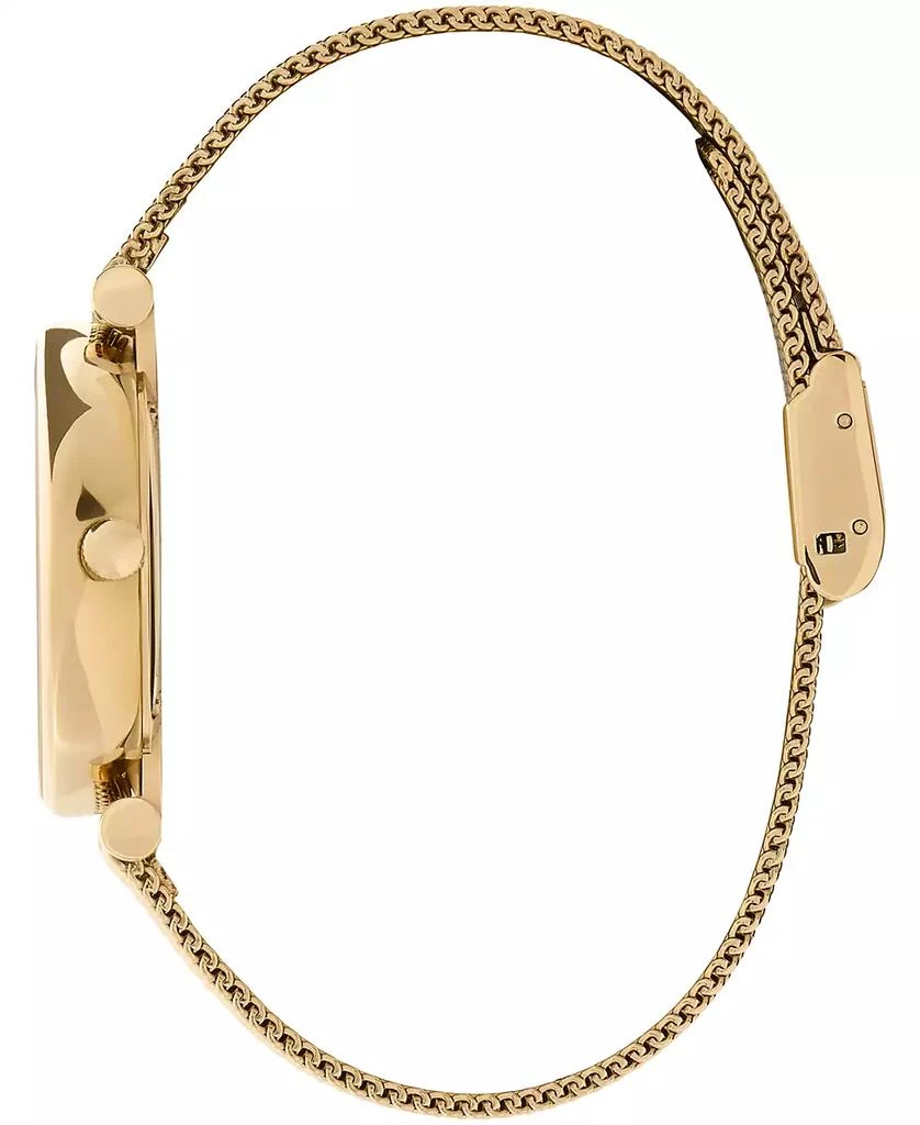 商品Olivia Burton|Women's T-Bar Gold-Tone Stainless Steel Mesh Bracelet Watch 32mm,价格¥943,第3张图片详细描述